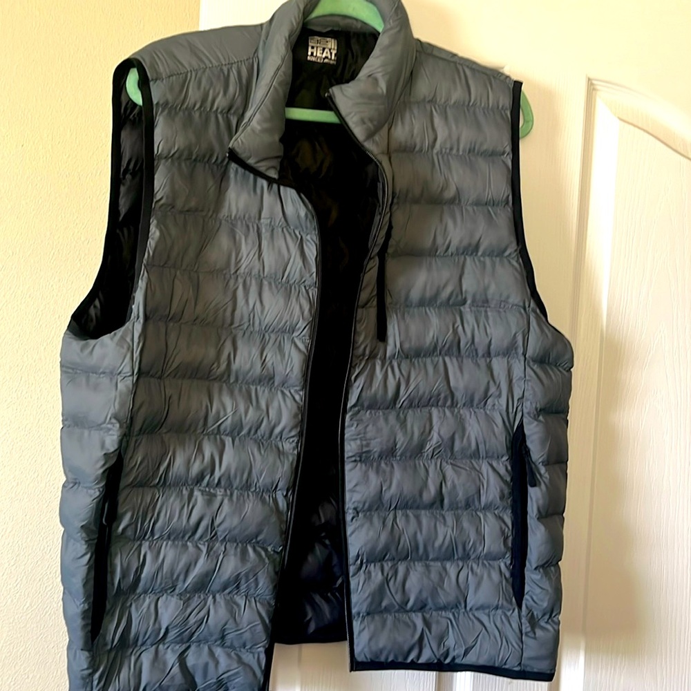 5 pocket 32• heat grey vest gently used